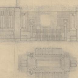 Dining room table elevation...
