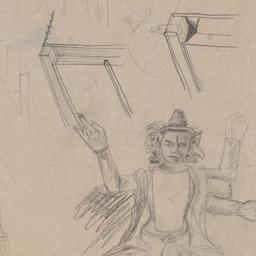 Drafting stool details [verso]