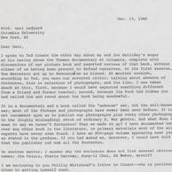 Professor Bruce Cummings To...