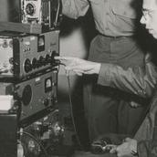 Ted Conant operating radio