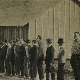 Recruits Receiving Uniforms...
