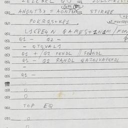 Eastern questionnaire, answ...