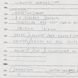Eastern questionnaire, answ...