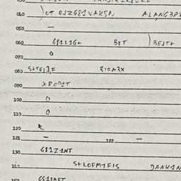 Eastern questionnaire, answ...