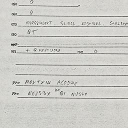 Eastern questionnaire, answ...