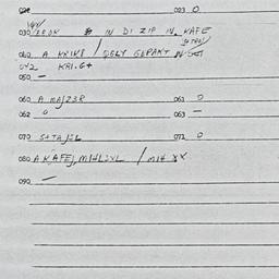 Eastern questionnaire, answ...