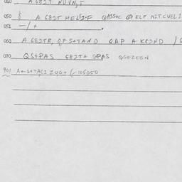 Eastern questionnaire, answ...