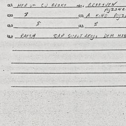Eastern questionnaire, answ...