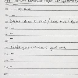 Eastern questionnaire, answ...