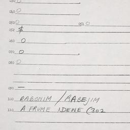 Eastern questionnaire, answ...