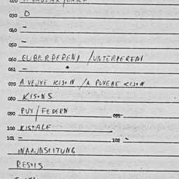 Eastern questionnaire, answ...