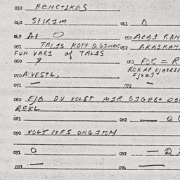 Eastern questionnaire, answ...