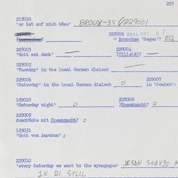 Western questionnaire, answ...
