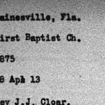 Carnegie Index Cards, Churc...