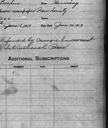 Carnegie General Donations,...