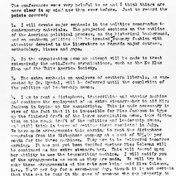 Letter from Ralph J. Bunche...
