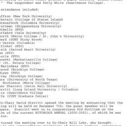 Minutes, 2000-11-09. Cinema...