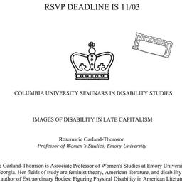 Announcements, 2003-11-05. ...