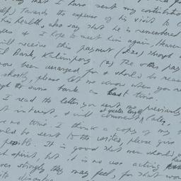 Letter to Tharchin about hi...