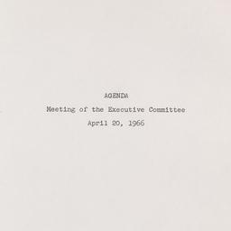 Executive Committee Meeting