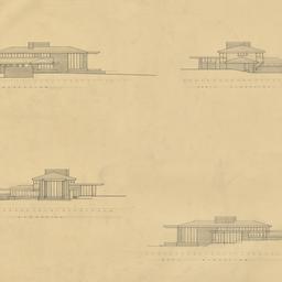 Working drawing: West, nort...