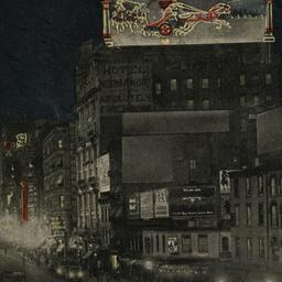 Night in New York Broadway ...