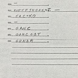 Eastern questionnaire, answ...