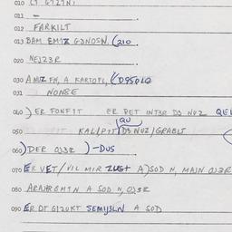Eastern questionnaire, answ...
