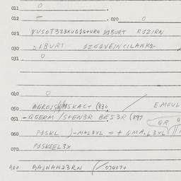 Eastern questionnaire, answ...