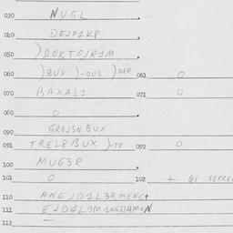 Eastern questionnaire, answ...