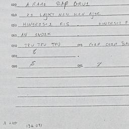 Eastern questionnaire, answ...