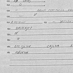 Eastern questionnaire, answ...