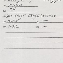 Eastern questionnaire, answ...