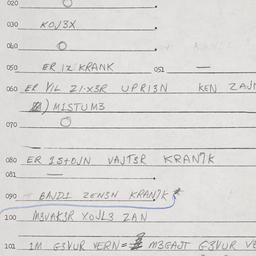 Eastern questionnaire, answ...