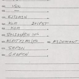 Eastern questionnaire, answ...