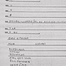 Eastern questionnaire, answ...