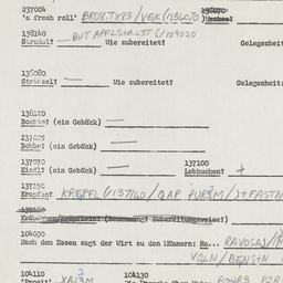 Western questionnaire, answ...