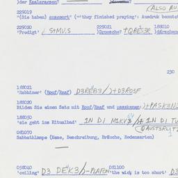 Western questionnaire, answ...