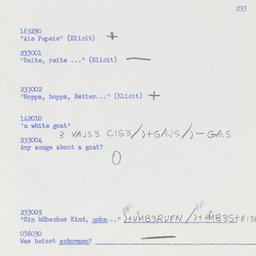 Western questionnaire, answ...