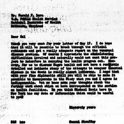 Letter from Samuel A. Stouf...