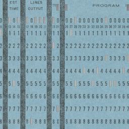 Computer cards. Card 4