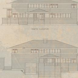 Working drawing #4: North, ...