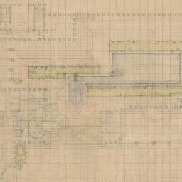 First floor plan, cross sec...