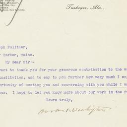Typed Letter, Signed, To Jo...