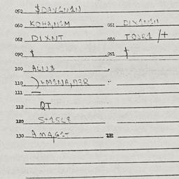Eastern questionnaire, answ...