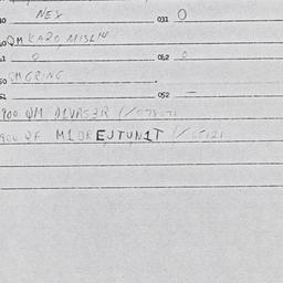 Eastern questionnaire, answ...