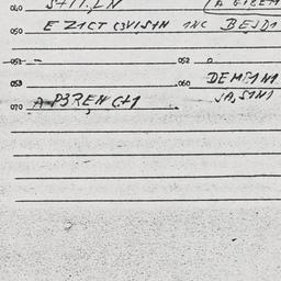 Eastern questionnaire, answ...