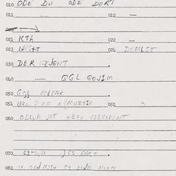 Eastern questionnaire, answ...
