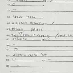 Eastern questionnaire, answ...