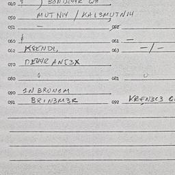 Eastern questionnaire, answ...